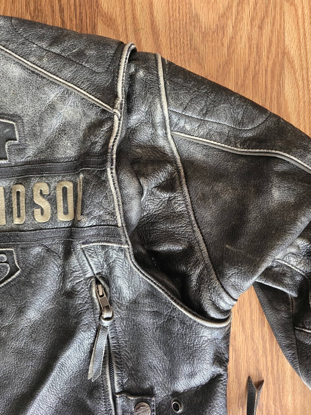 Harley Davidson Men’s Leather Jacket. Motorcycle Jacket. New!!! Size Large - Picture 15 of 15